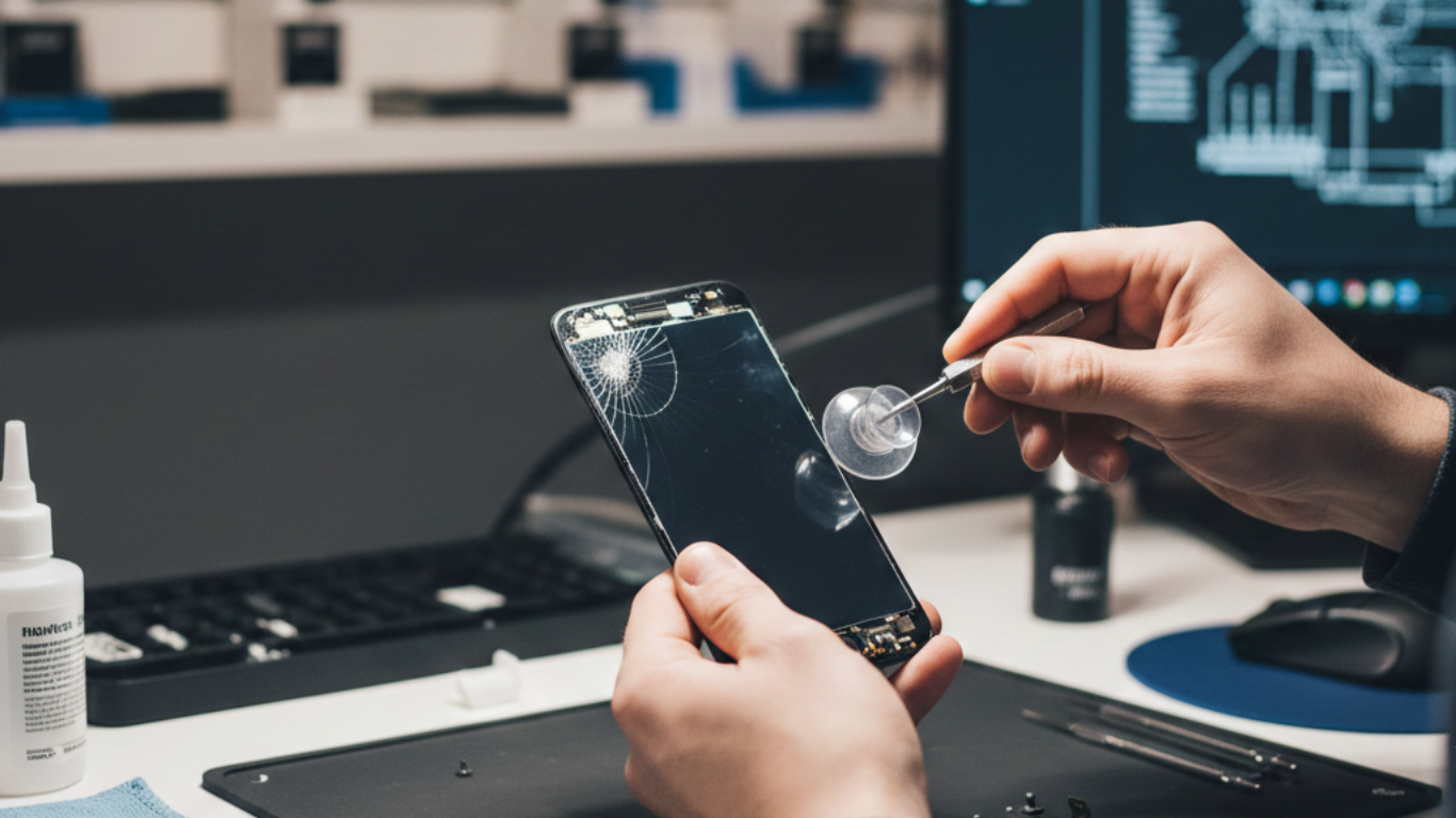 Screen replacement issue with ghost touch