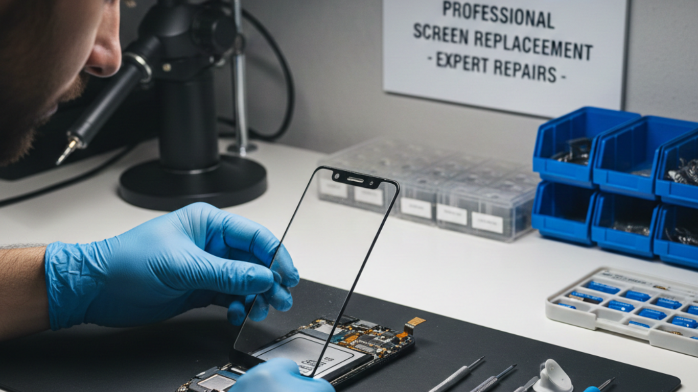 Screen replacement problem requiring re-repair