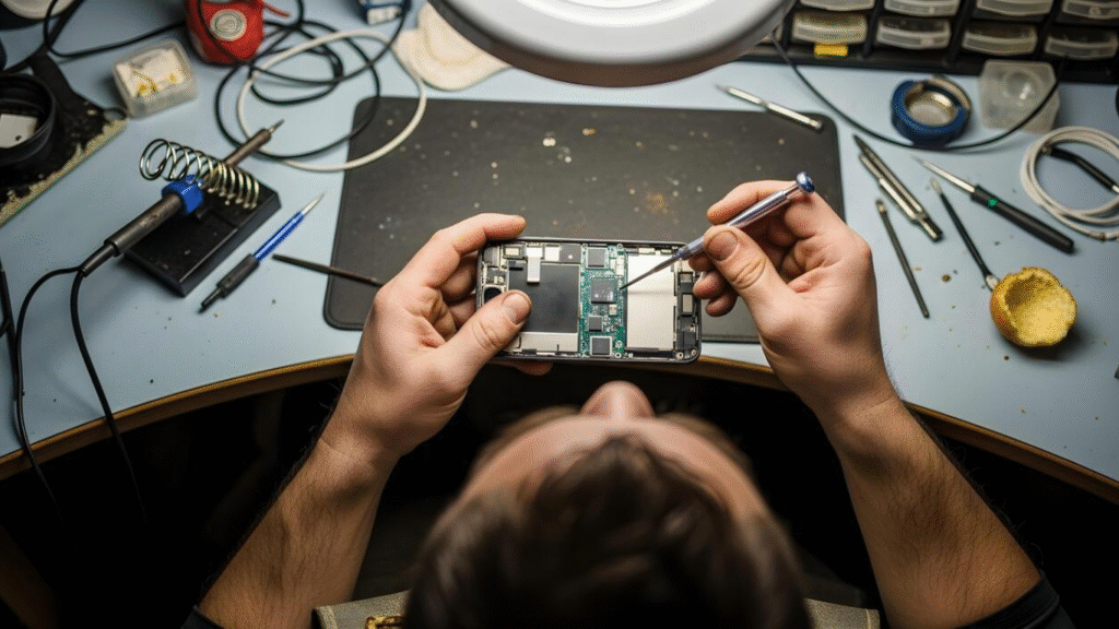 Swollen iPad battery replacement