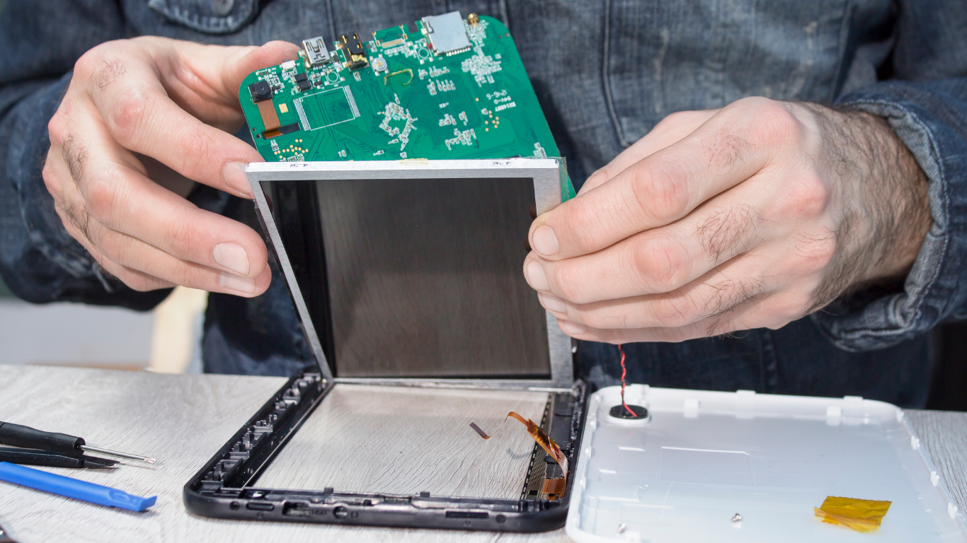 Tablet water damage repair