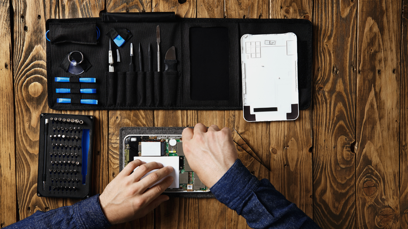 New battery installed in iPad