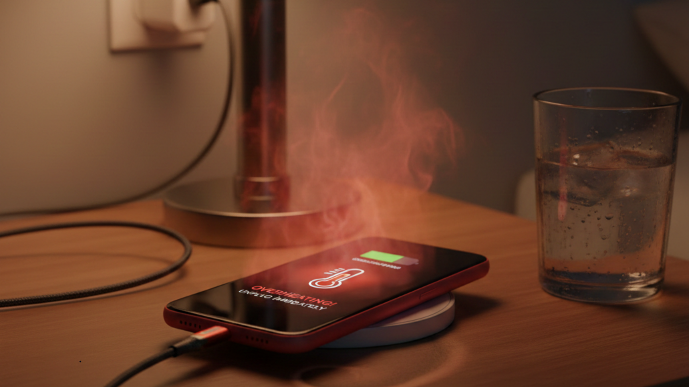 Smartphone overheating during heavy usage