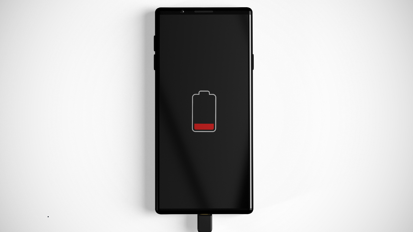 Smartphone charging port repair in progress