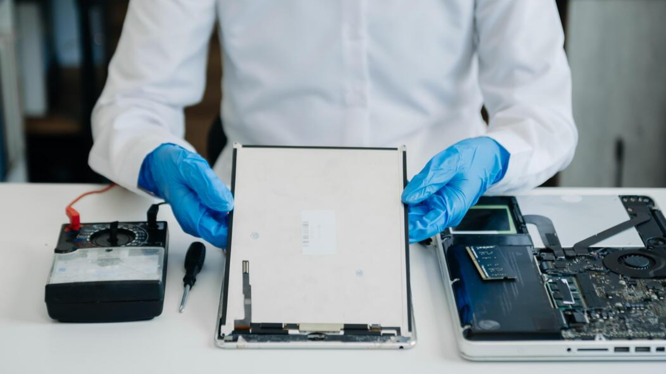 iPad display repair by professional technician