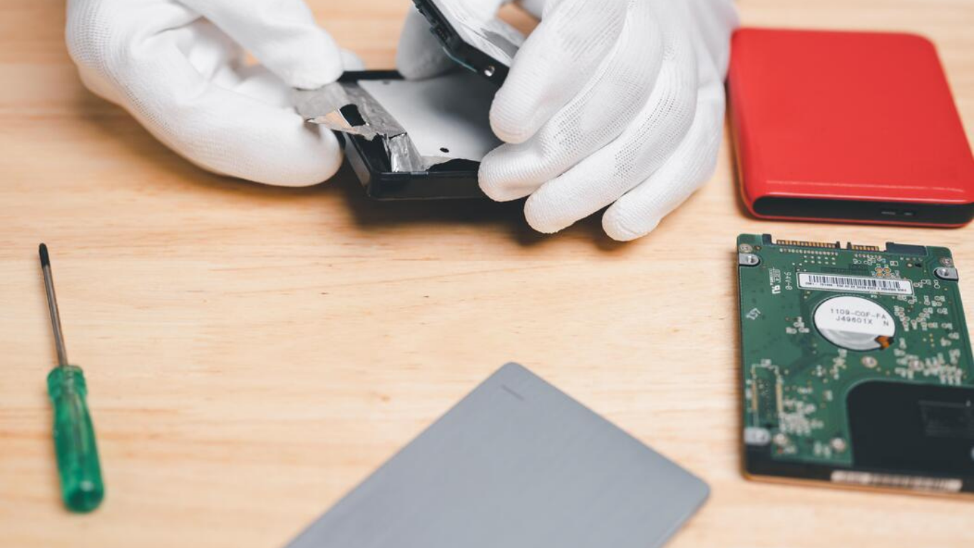 iPad battery repair close-up