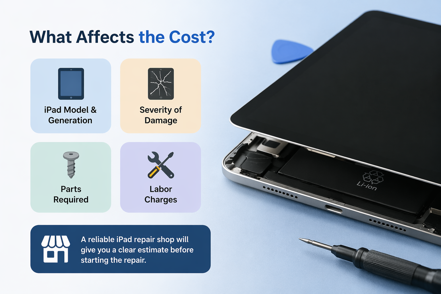 fix iPad charging port