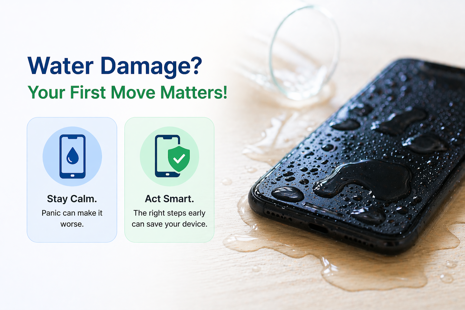 Dealing with water damage 
