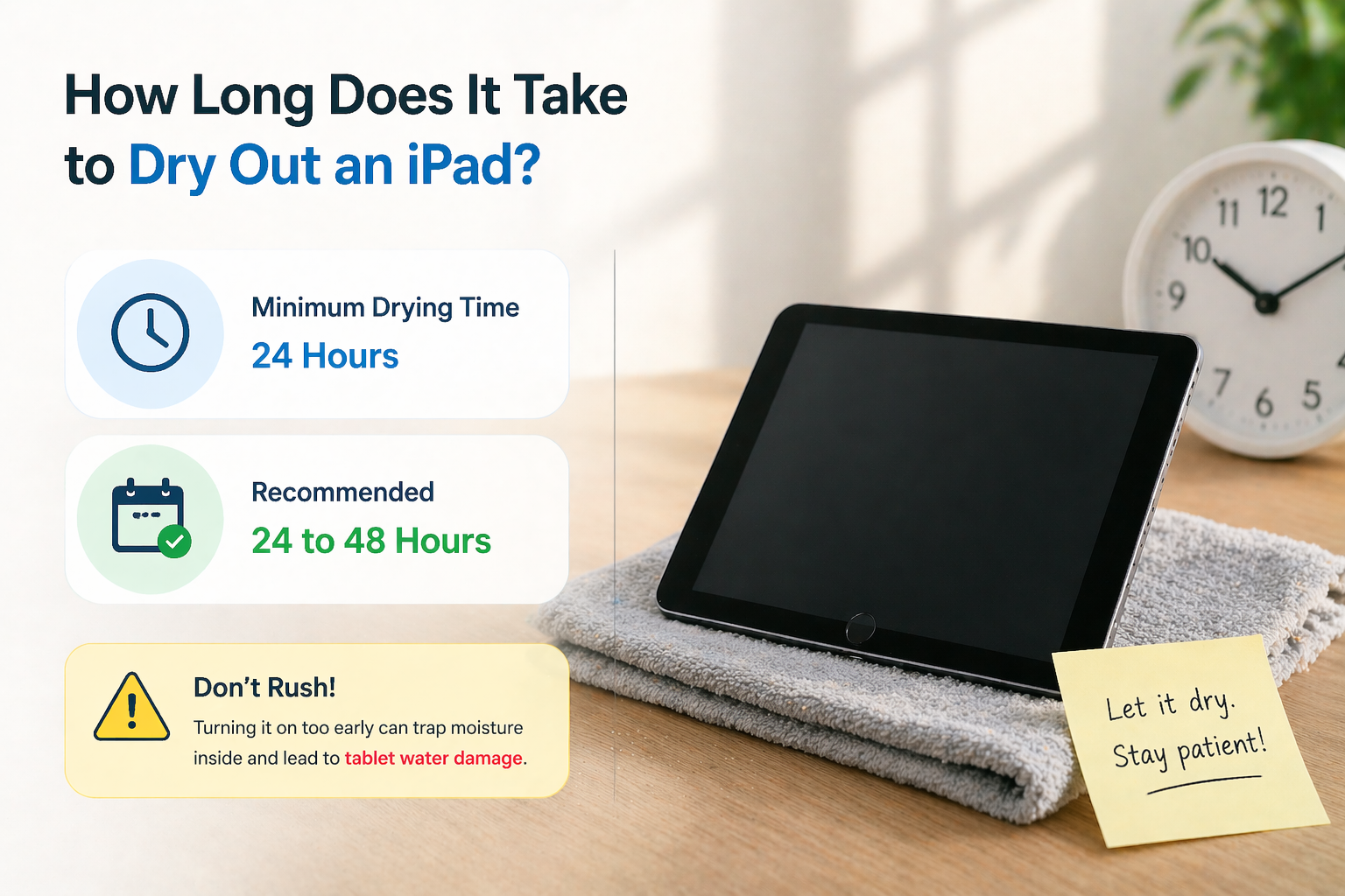 Tablet Water Damage 