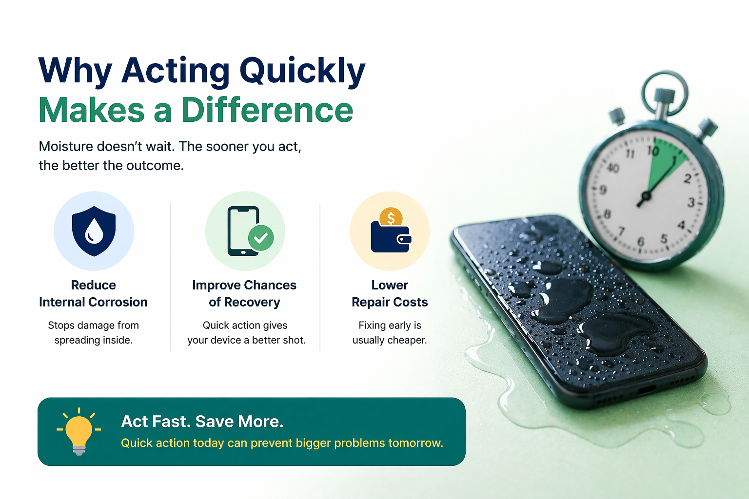 Dealing with water damage 
