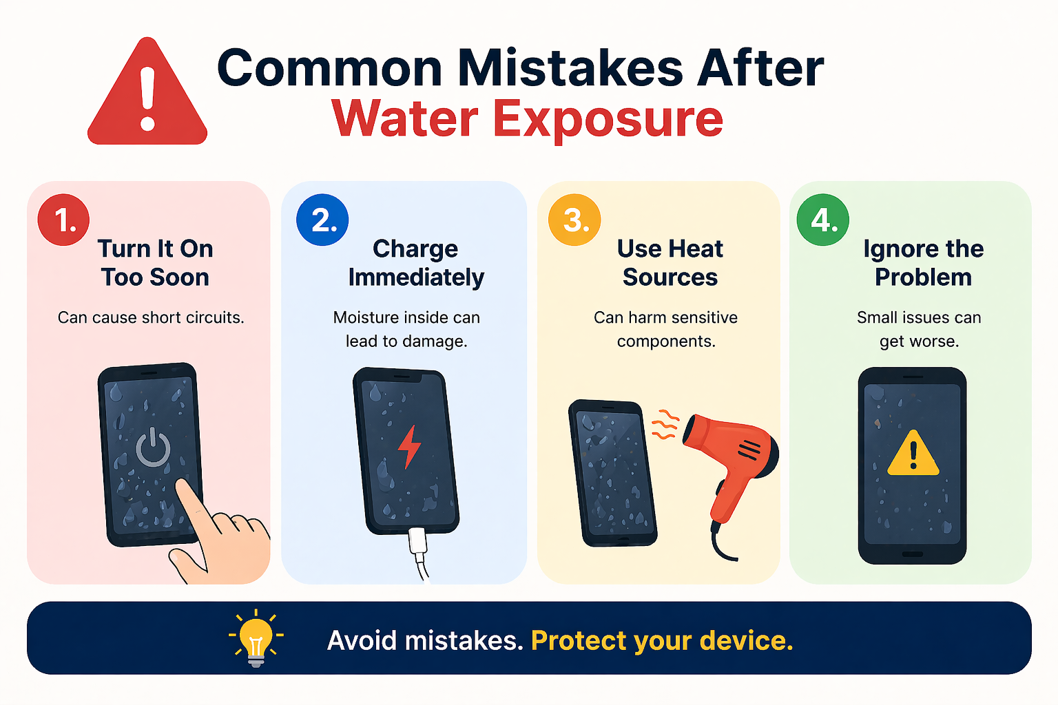 Dealing with water damage 