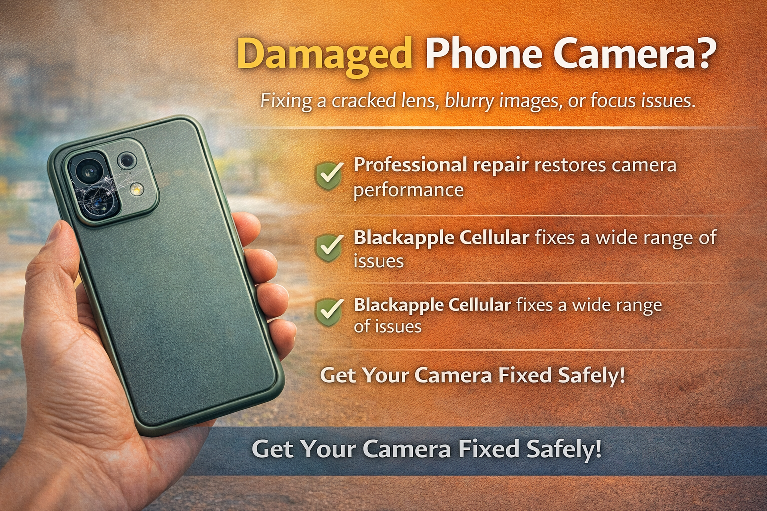 Blackapple Cellular camera repair