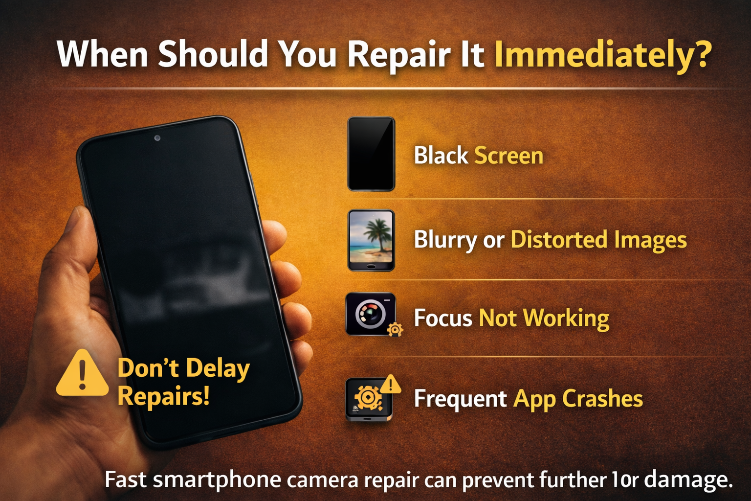 Smartphone Camera Repair Service 