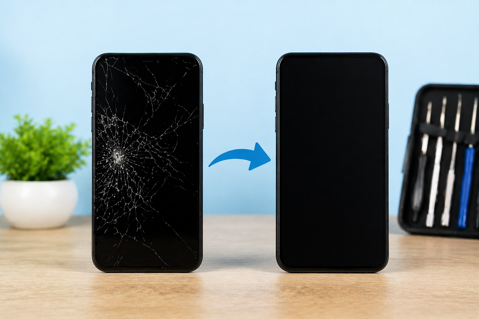 Fixing a Phone Screen 