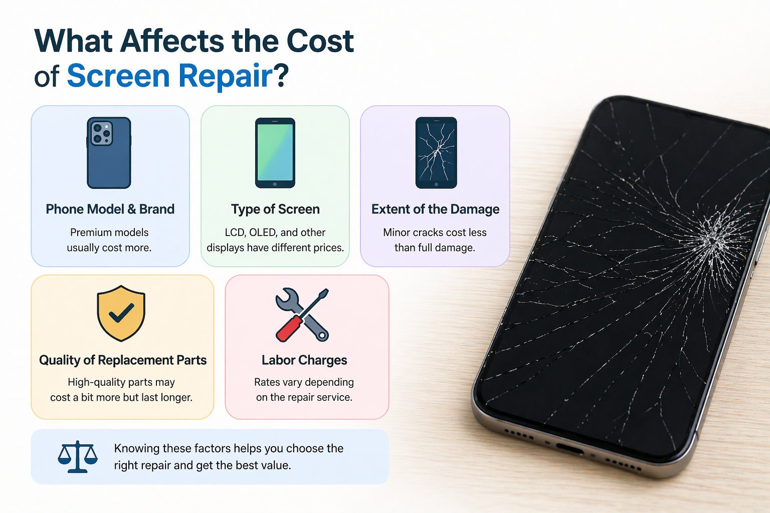 Fixing a Phone Screen 