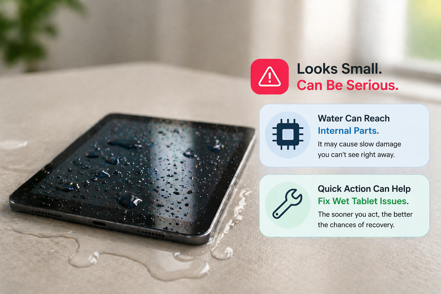 Tablet Water Damage