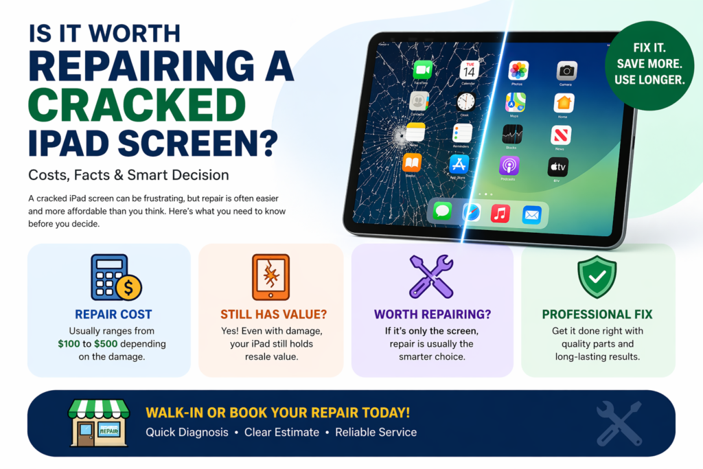 Cracked iPad Screen