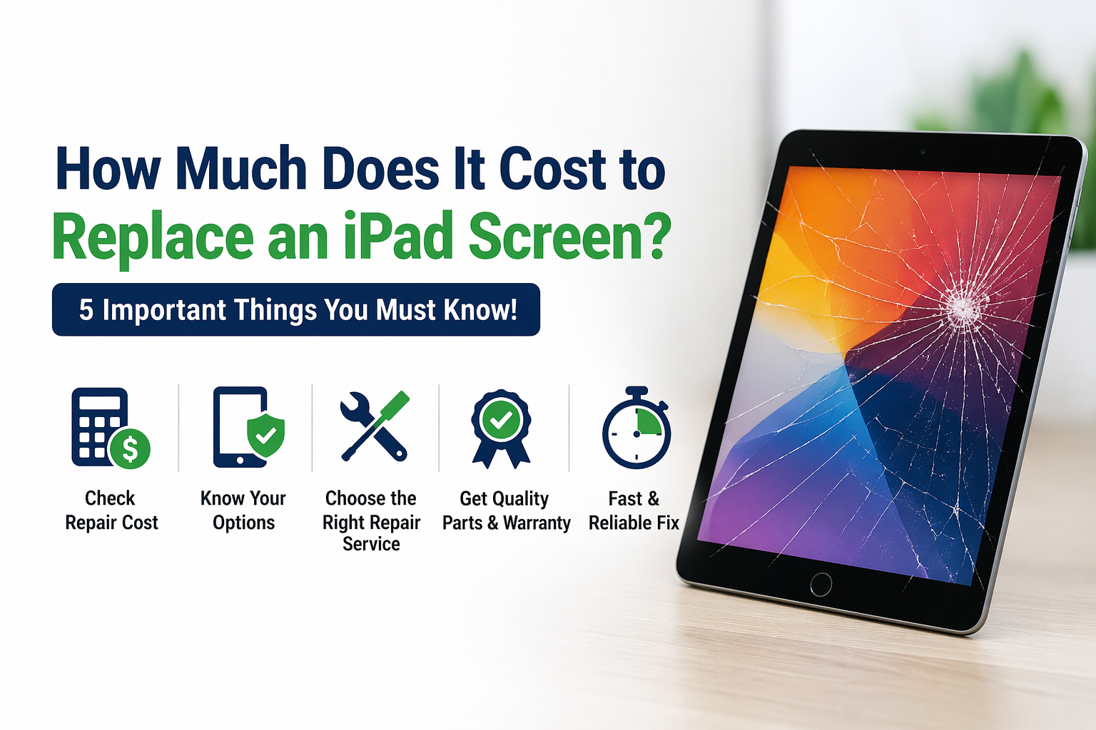 iPad screen replacement price