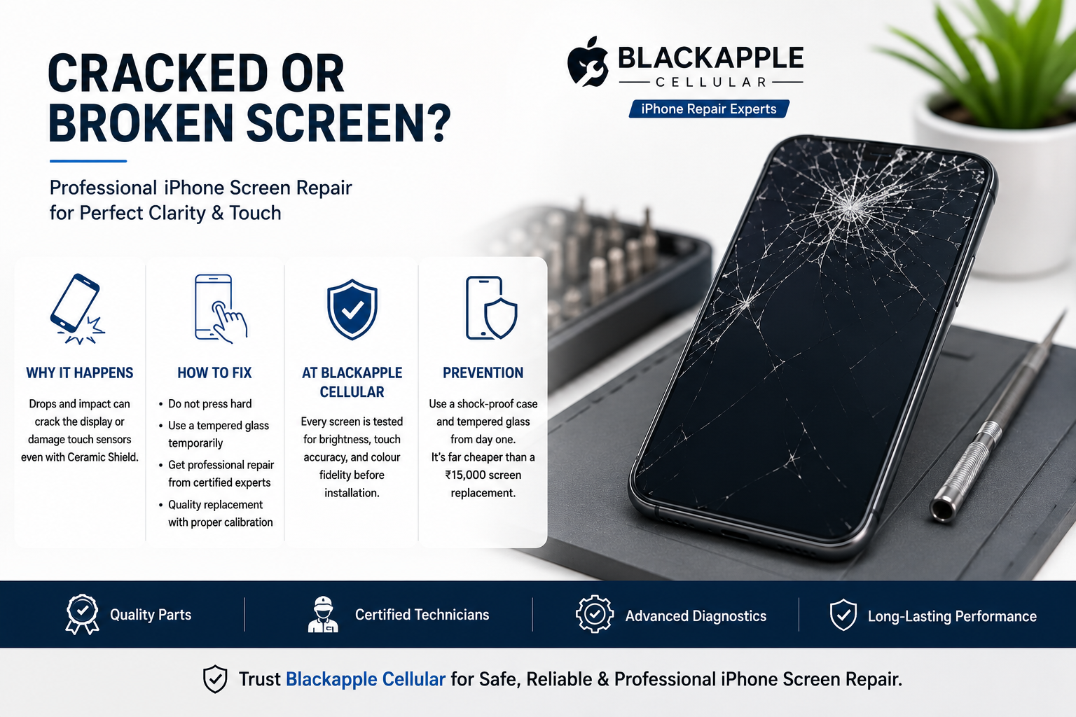 iPhone screen repair