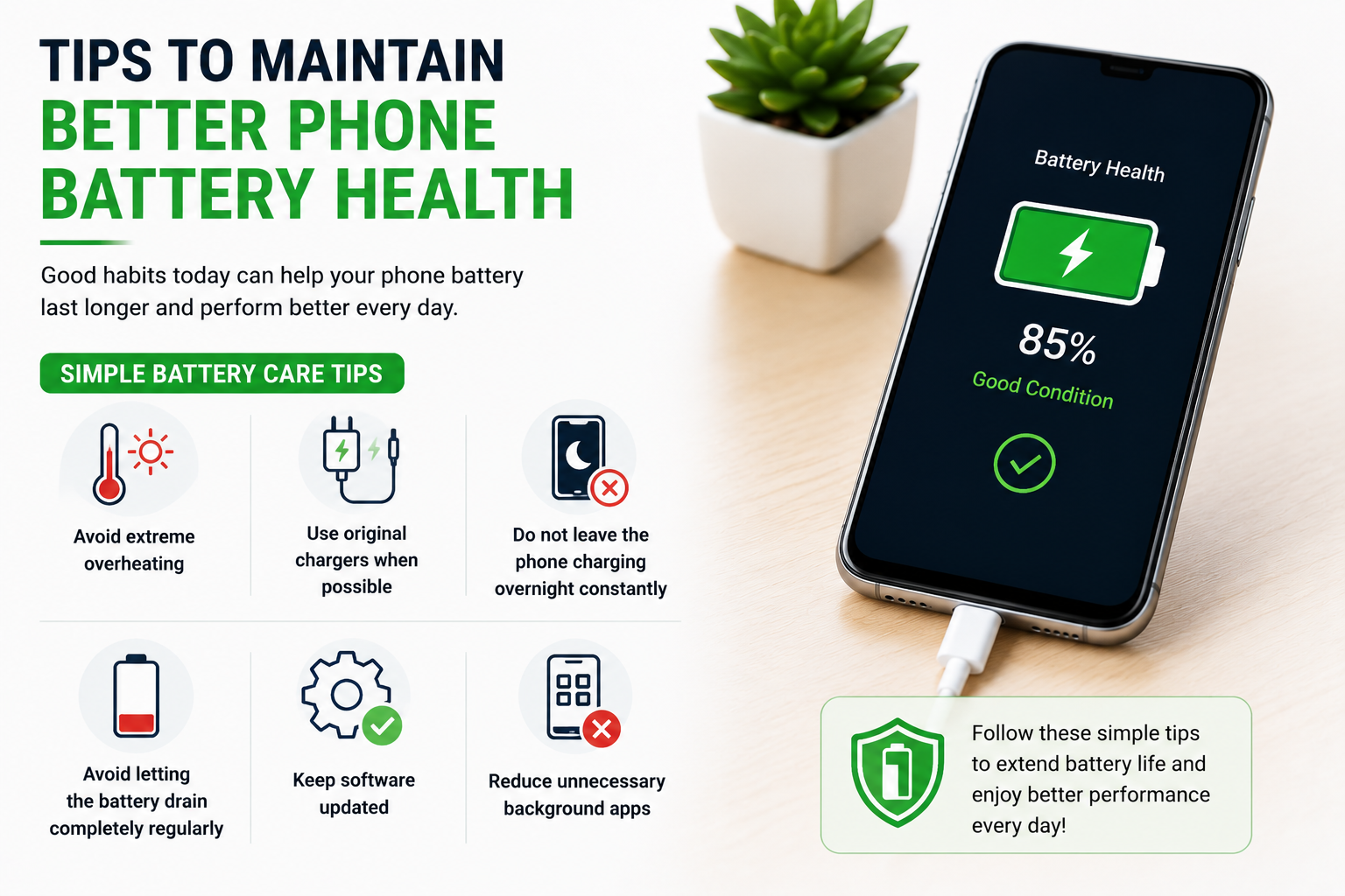 phone battery health, phone battery replacement, phone battery