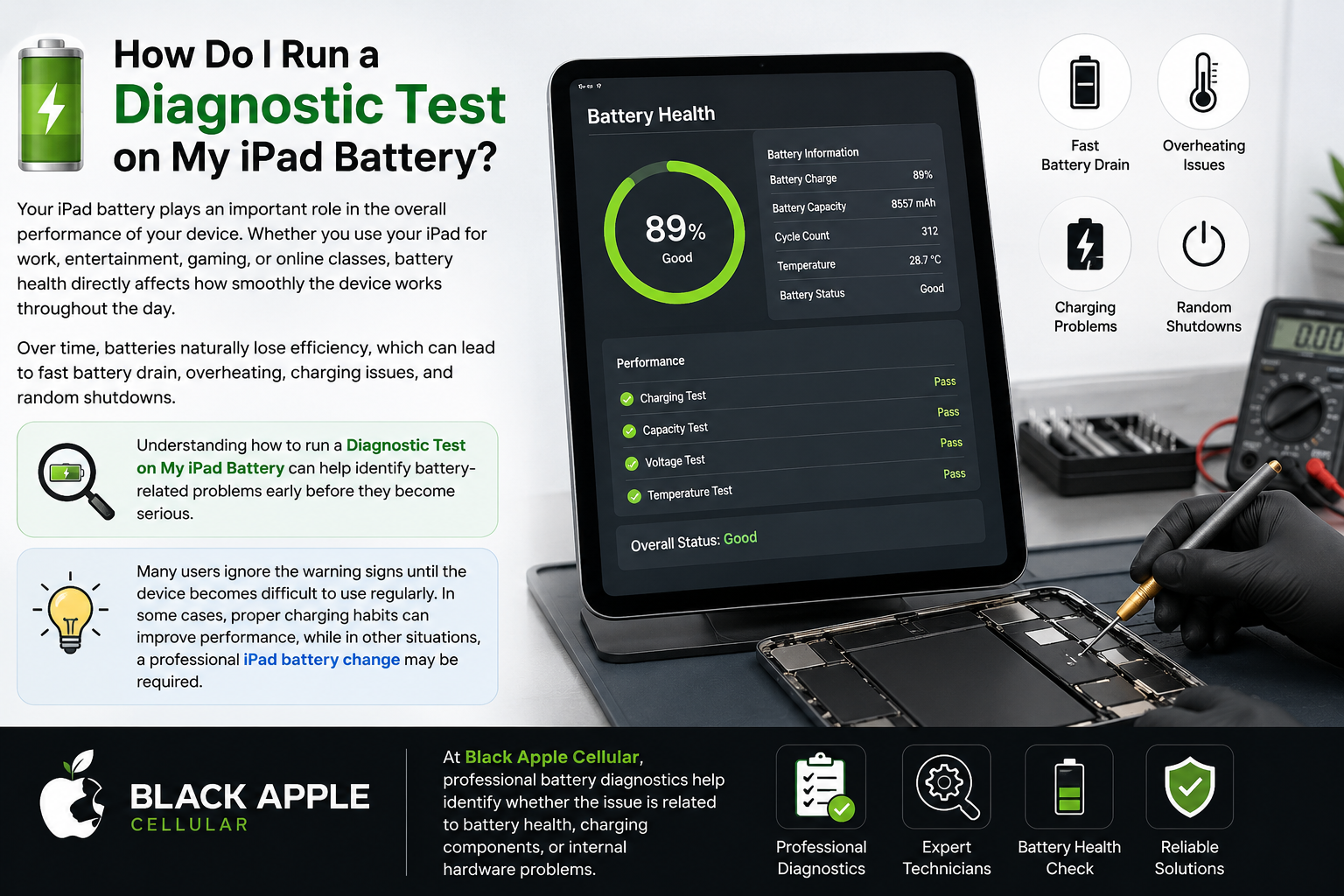 Diagnostic Test on My iPad Battery