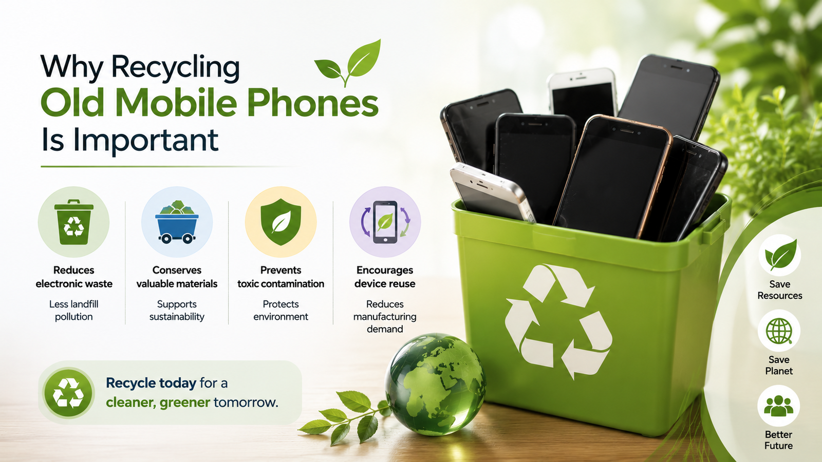 mobile recycling center, Recycling your phone , recycle phone safely 