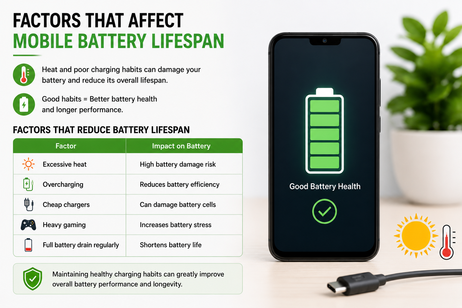 battery lifespan, battery replacement service, Battery Health