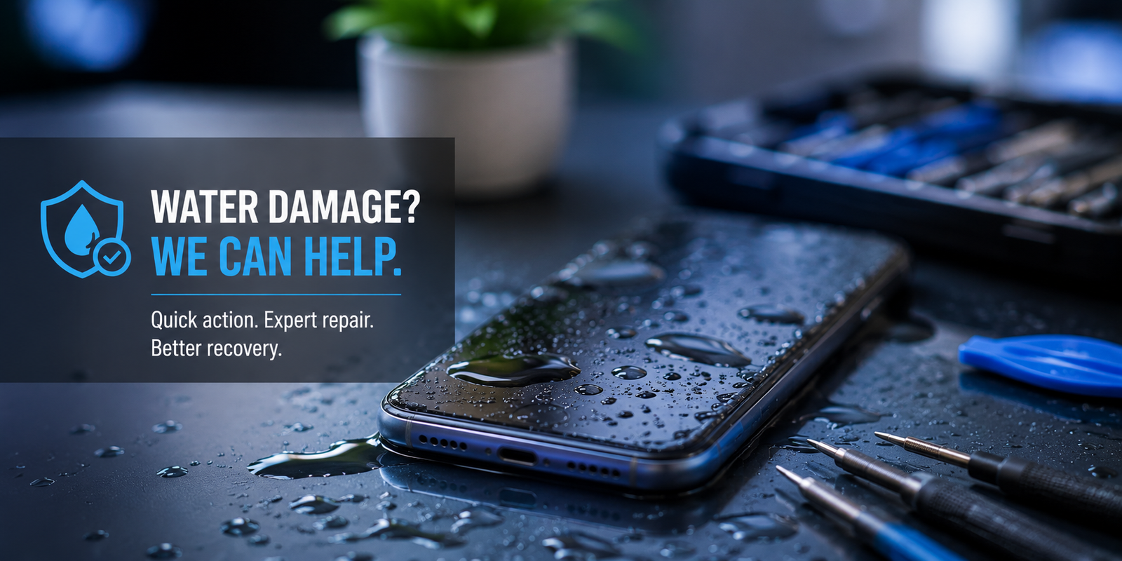 liquid damage in phone, Dealing with water damage, prevent water damage