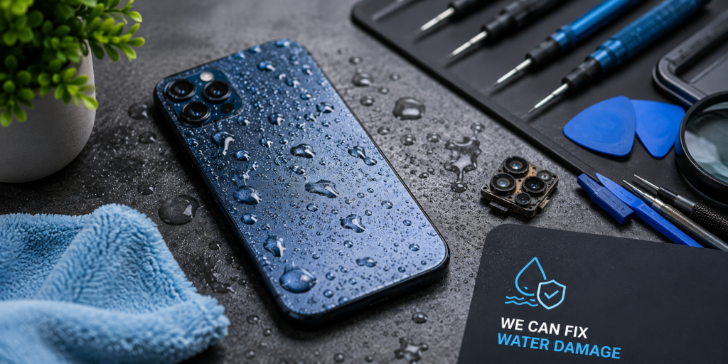liquid damage in phone, Dealing with water damage, prevent water damage