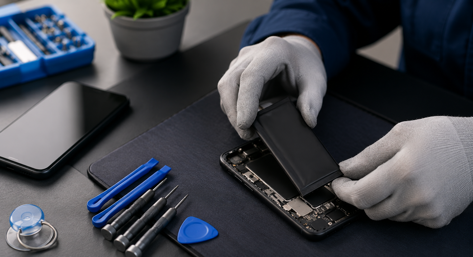 phone battery repair, phone battery repair, replace a phone battery