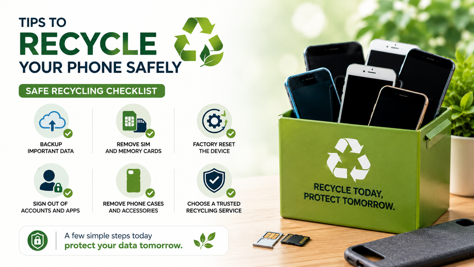 mobile recycling center, Recycling your phone , recycle phone safely 