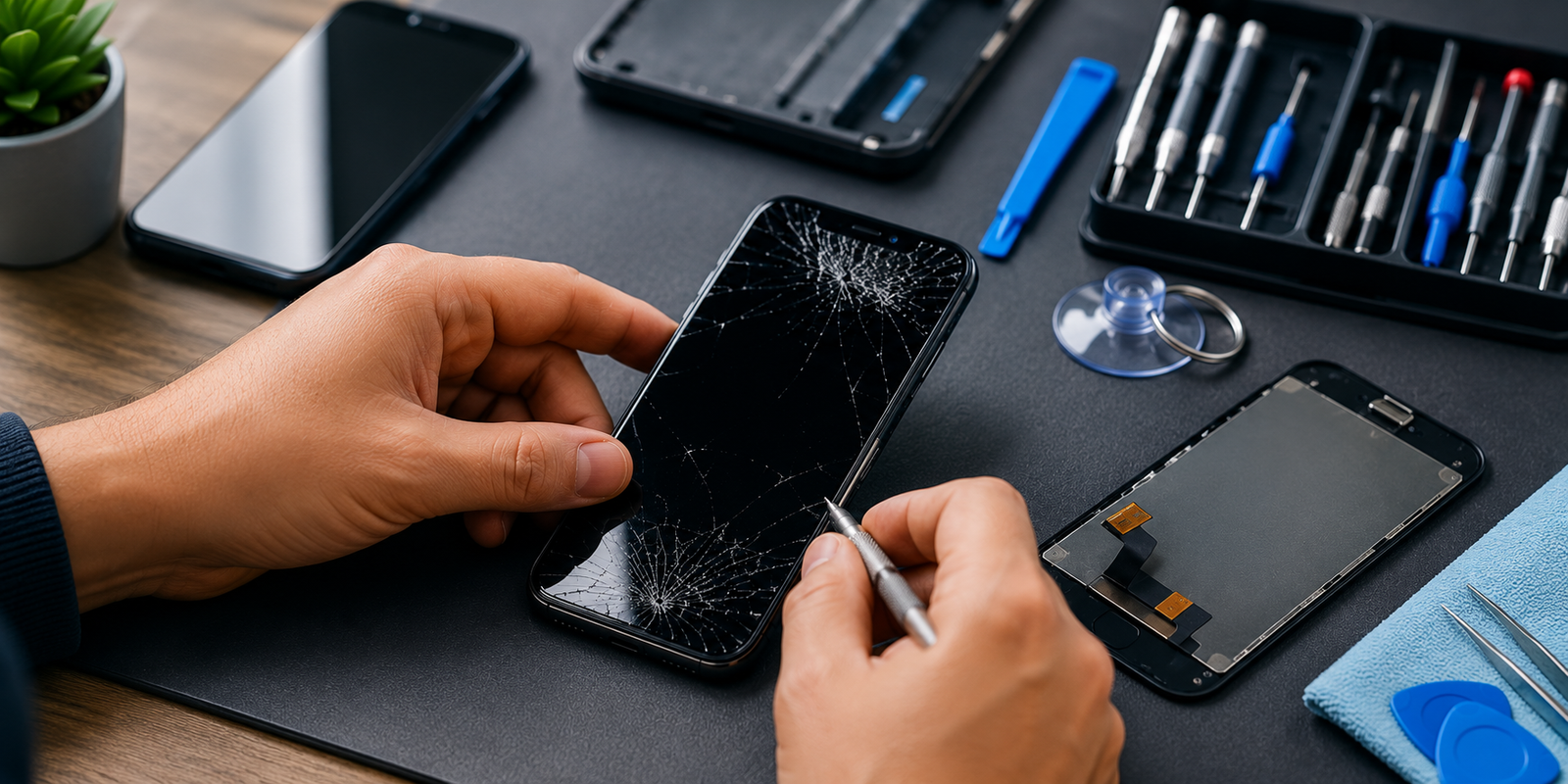 mobile screen repair, mobile screen repair near me, Fixing a mobile screen