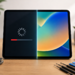 Tablet Is running slow shown with a before and after performance comparison, highlighting slow loading and improved tablet speed after optimization.